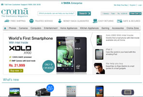 Croma enters online shopping