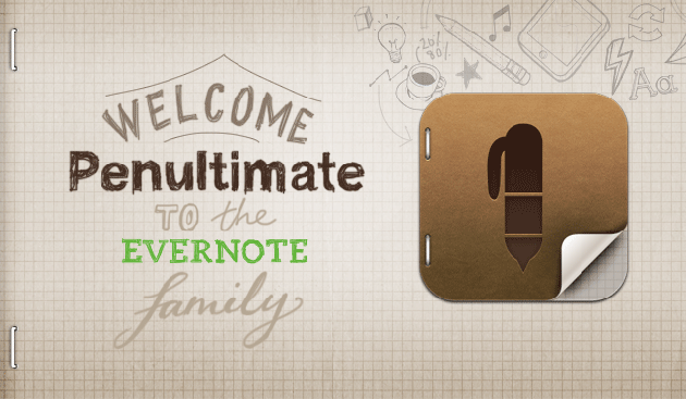 Evernote acquires popular iPad handwriting app Penultimate