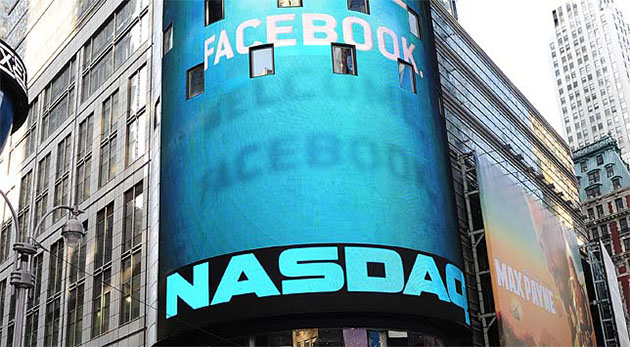 Facebook stock up 12.6 percent as share lockup expires