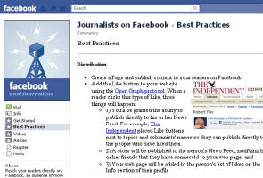 Facebook launches page for journalists