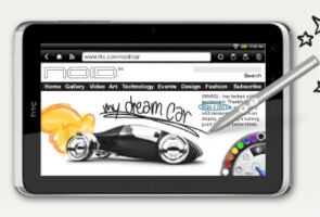 Review: HTC Flyer tablet mates with slippery pen