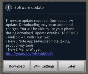 Samsung Galaxy Note Android 4.0 roll-out begins