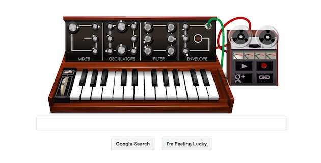 Bob Moog gets a musical tribute by Google doodle