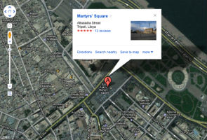 Name change for Libyan square on Google Maps