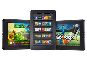 Kindle Fires Amazon to 2nd place in tablet race
