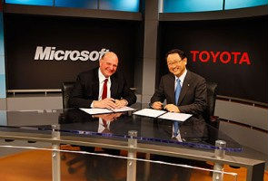 Microsoft to power Toyota cars on Internet highway