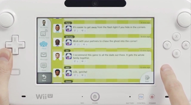 Nintendo's new Wii U Miiverse services, online gaming detailed