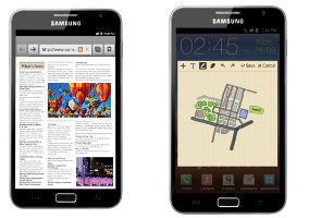 Samsung launches the Galaxy Note in India