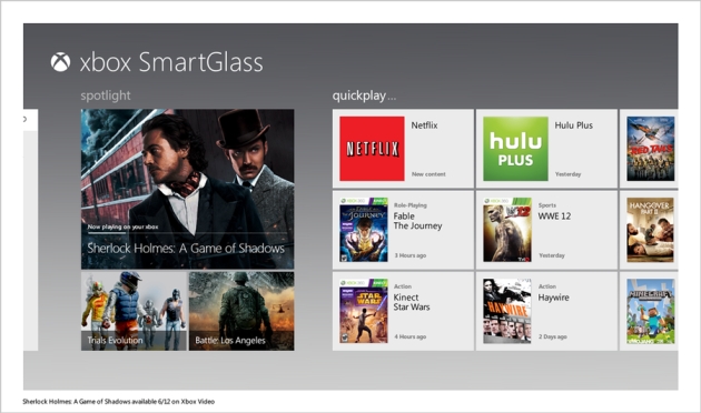 Microsoft unveils Xbox SmartGlass wireless streaming app for PC, mobile devices