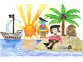 7-year old wins Doodle for Google 2012