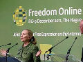 Hillary Clinton warns Internet firms against autocratic governments