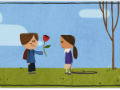 Google doodle celebrates Valentine's Day