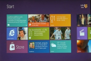 Microsoft shows off developer version of Windows 8