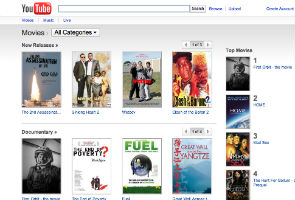 YouTube expands movie rental service to Canada