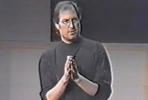 Steve Jobs, Circa 1997, reintroducing Apple