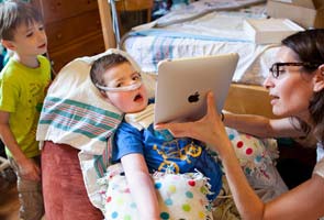 iPad opens world to a disabled boy