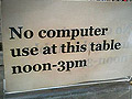 No e-books allowed in this establishment